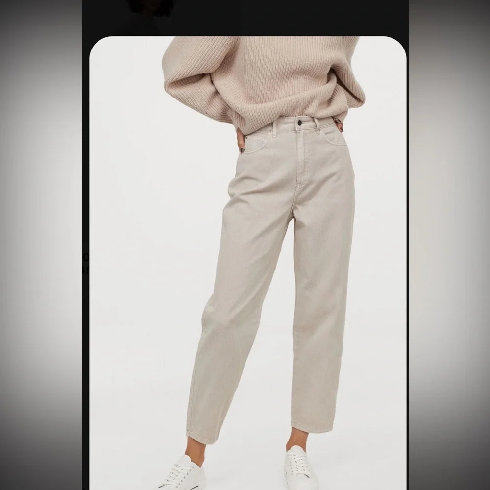 H&M Cream Ankle & Cropped Jeans - Picture 4 of 8